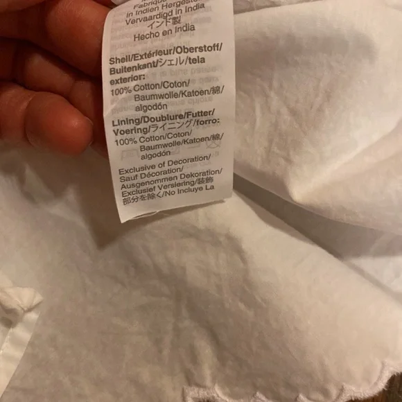 J. Crew White Blouse with Floral Embroidery - Picture 6 of 8